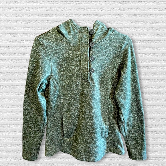 Columbia Sweaters - Columbia 4 button sweater with hood